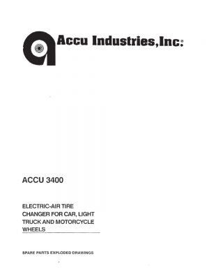 Accu-turn 3400 Parts