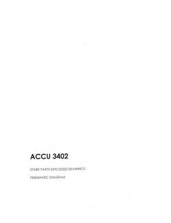 Accu-turn 3402 Parts
