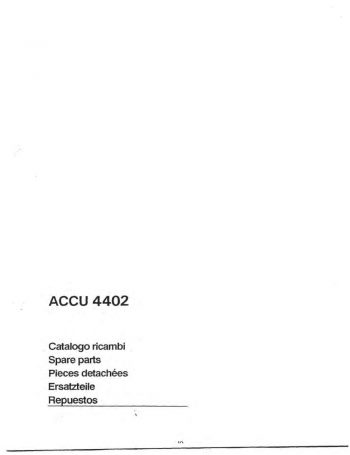 Accu-turn 4402 Parts