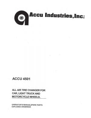 Accu-turn 4501 Parts