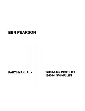 Ben Pearson 12000-SN Parts