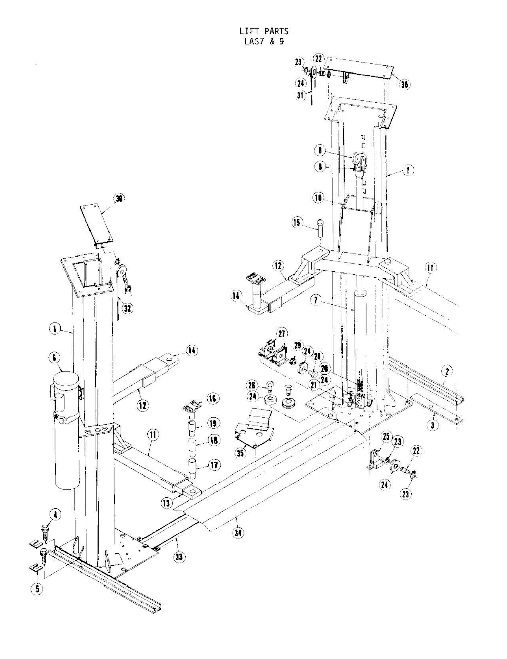 Ben Pearson LAS9 Parts