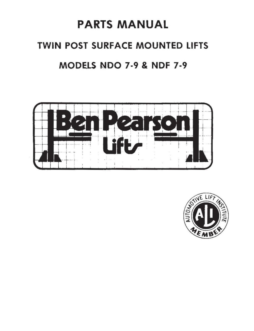 Ben Pearson NDO 9 Parts