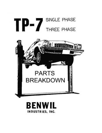 Benwil TP-7 Parts