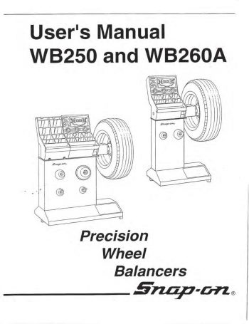 Snap-on WB250 Parts