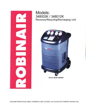 Robinair 348002K Parts