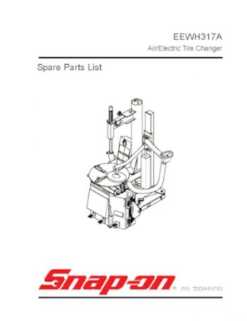 Snap-on EEWH317A Parts